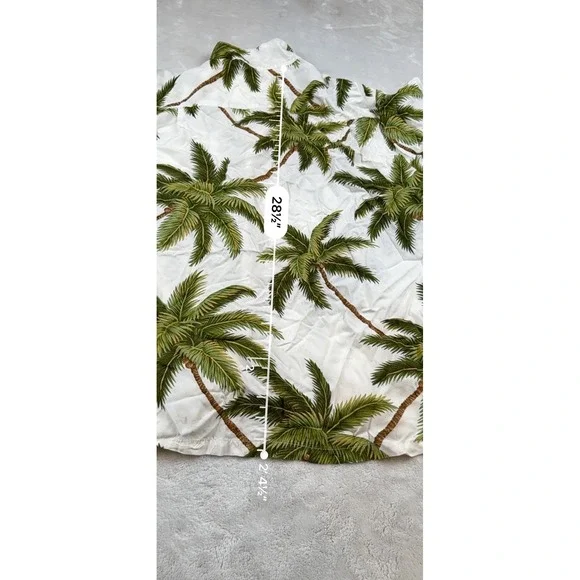 Hilo Hattie The‎ Hawaiian Original Palm Tree Aloha Shirt Men's Large - Picture 6 of 6